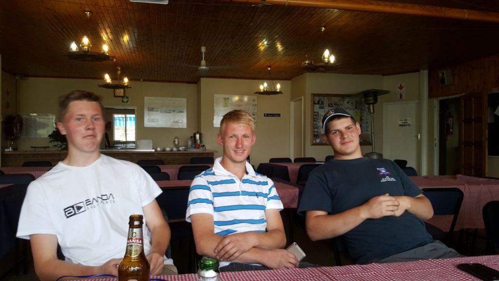 The Winners - Well done Michael & Corbin (Stiaan looking much better)